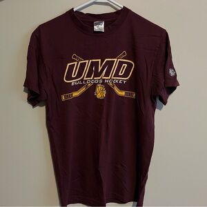 Soffe Maroon UMD Bulldogs Hockey Tee